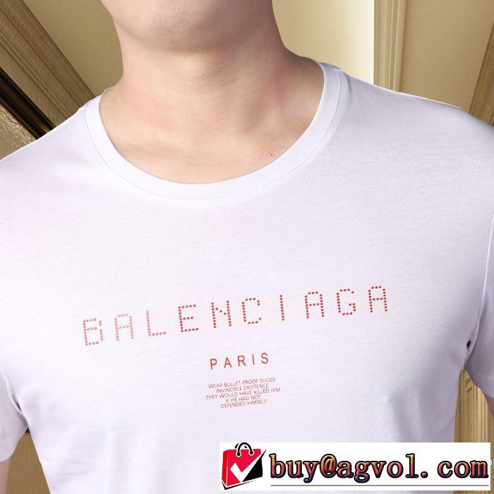 人気ランキング最高 3色可選 半袖Tシャツ 限定色がお目見え バレンシアガ BALENCIAGA 一目惚れ級に