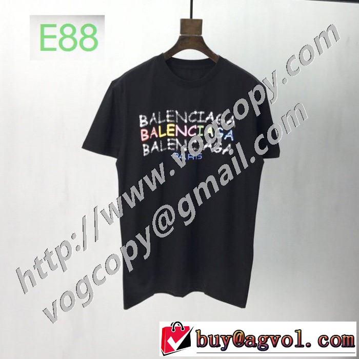 2色可選 海外でも人気なブランド バレンシアガ BALENCIAGA 2020年春限定 半袖Tシャツ 海外大人気