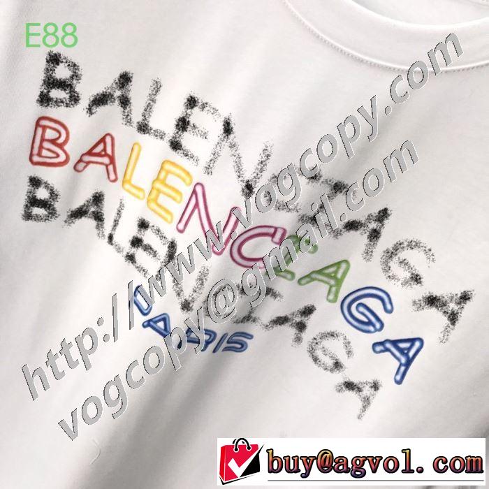 2色可選 海外でも人気なブランド バレンシアガ BALENCIAGA 2020年春限定 半袖Tシャツ 海外大人気