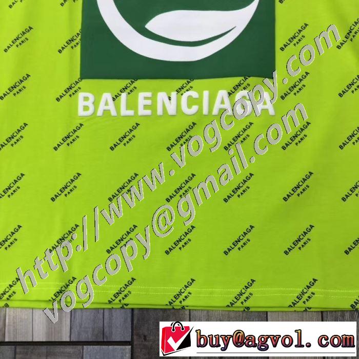 人気ランキング最高 半袖Tシャツ 2色可選 限定色がお目見え バレンシアガ BALENCIAGA