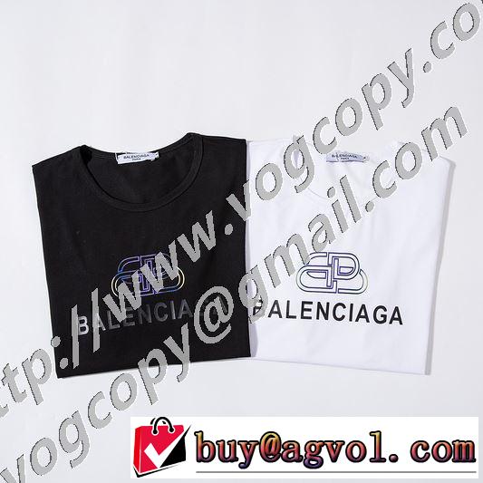 2020年春夏コレクション 半袖Tシャツ 2色可選 注目されている バレンシアガ BALENCIAGA 最先端のスタイル
