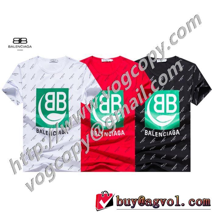 3色可選 2020SS人気 バレンシアガ BALENCIAGA 2年以上連続１位獲得 半袖Tシャツ エレガントな雰囲気