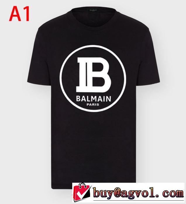 多色可選　お値段もお求めやすい バルマン 2020話題の商品 BALMAIN 半袖Tシャツランキング1位