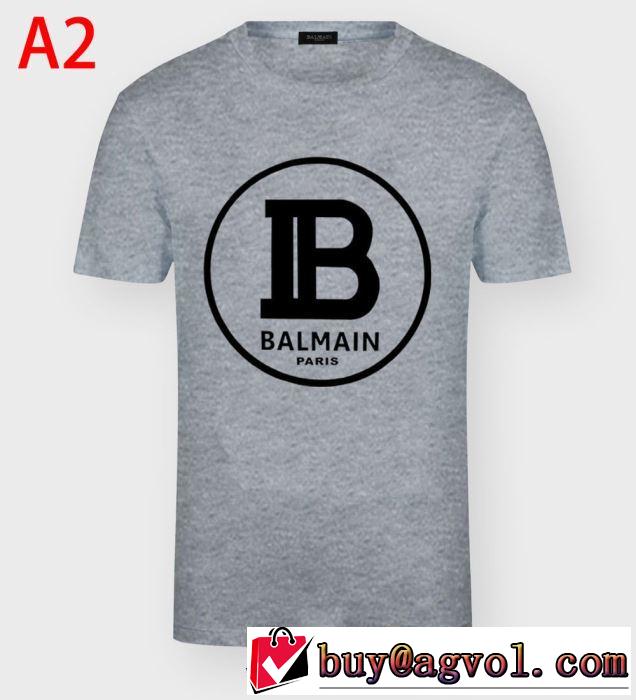 多色可選　お値段もお求めやすい バルマン 2020話題の商品 BALMAIN 半袖Tシャツランキング1位