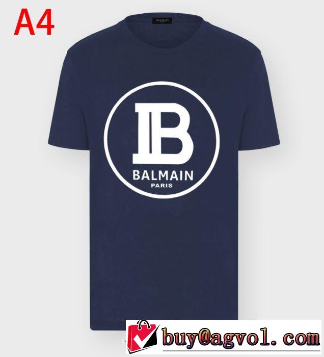 多色可選　お値段もお求めやすい バルマン 2020話題の商品 BALMAIN 半袖Tシャツランキング1位