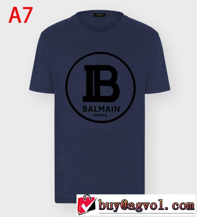多色可選　お値段もお求めやすい バルマン 2020話題の商品 BALMAIN 半袖Tシャツランキング1位