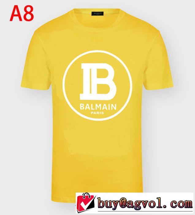 多色可選　お値段もお求めやすい バルマン 2020話題の商品 BALMAIN 半袖Tシャツランキング1位