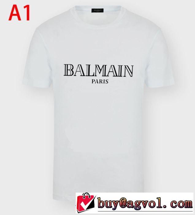 バルマン 多色可選　飽きもこないデザイン BALMAIN 人気は今季も健在 半袖Tシャツ2020年春限定