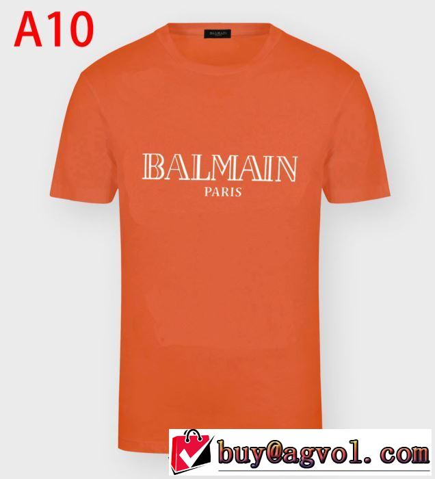 バルマン 多色可選　飽きもこないデザイン BALMAIN 人気は今季も健在 半袖Tシャツ2020年春限定