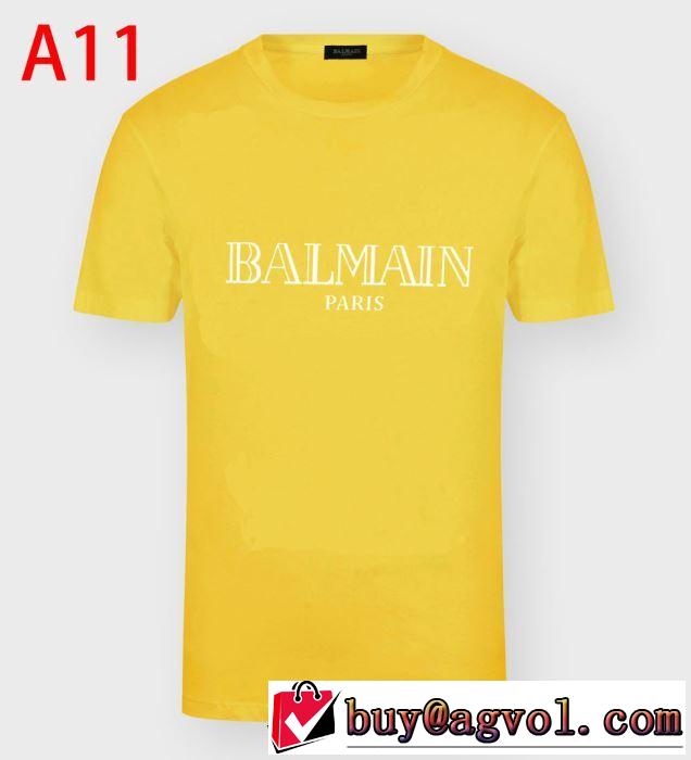 バルマン 多色可選　飽きもこないデザイン BALMAIN 人気は今季も健在 半袖Tシャツ2020年春限定