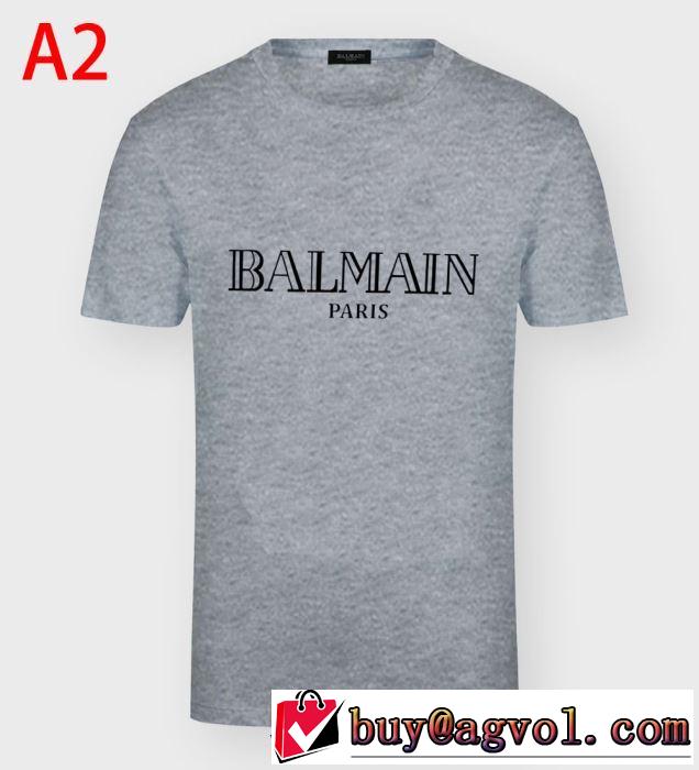 バルマン 多色可選　飽きもこないデザイン BALMAIN 人気は今季も健在 半袖Tシャツ2020年春限定