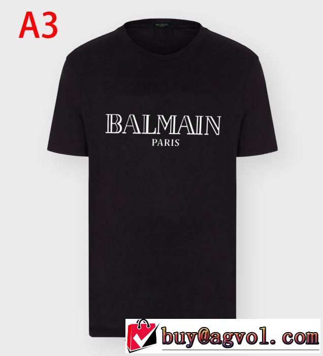 バルマン 多色可選　飽きもこないデザイン BALMAIN 人気は今季も健在 半袖Tシャツ2020年春限定