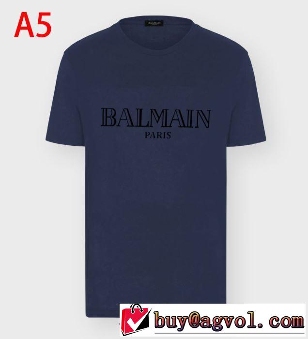 バルマン 多色可選　飽きもこないデザイン BALMAIN 人気は今季も健在 半袖Tシャツ2020年春限定