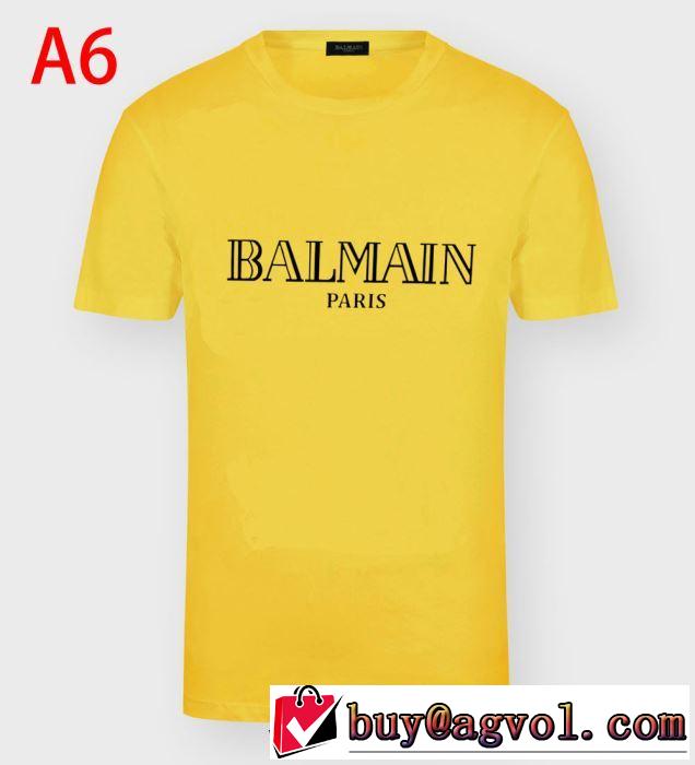 バルマン 多色可選　飽きもこないデザイン BALMAIN 人気は今季も健在 半袖Tシャツ2020年春限定