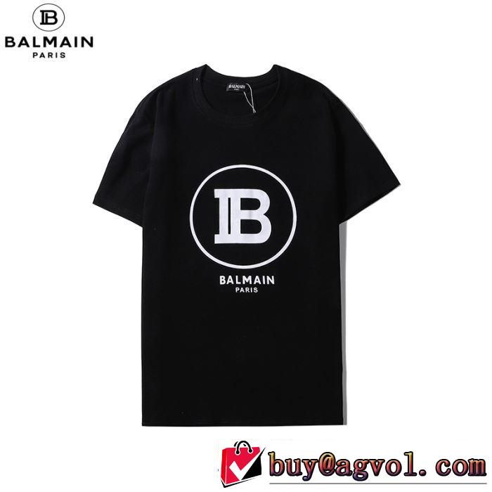 20SS☆送料込 半袖Tシャツ2色可選 今年の春トレンド バルマン BALMAIN 普段のファッション