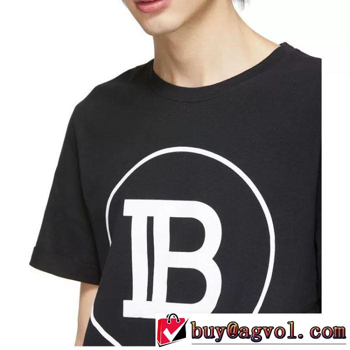 20SS☆送料込 半袖Tシャツ2色可選 今年の春トレンド バルマン BALMAIN 普段のファッション