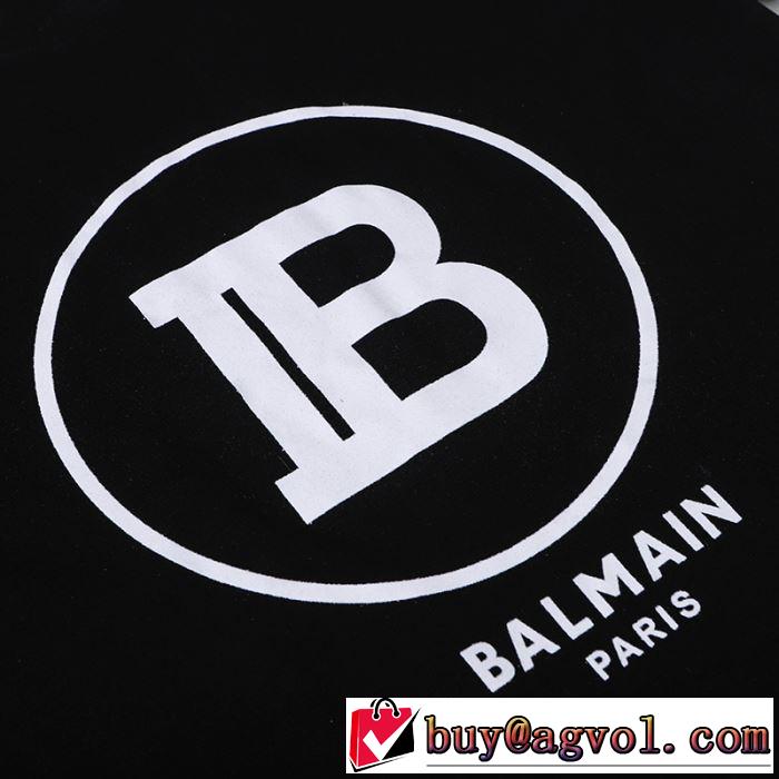 20SS☆送料込 半袖Tシャツ2色可選 今年の春トレンド バルマン BALMAIN 普段のファッション