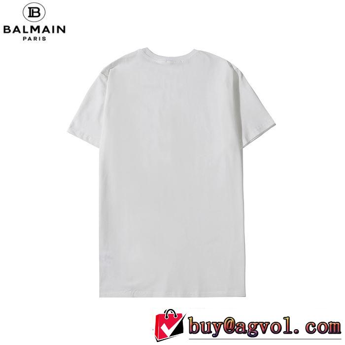 半袖Tシャツ2色可選　 確定となる上品 バルマン BALMAIN 20SSトレンド