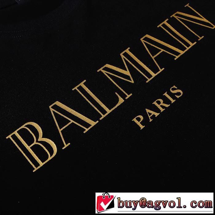 半袖Tシャツ2色可選　 確定となる上品 バルマン BALMAIN 20SSトレンド