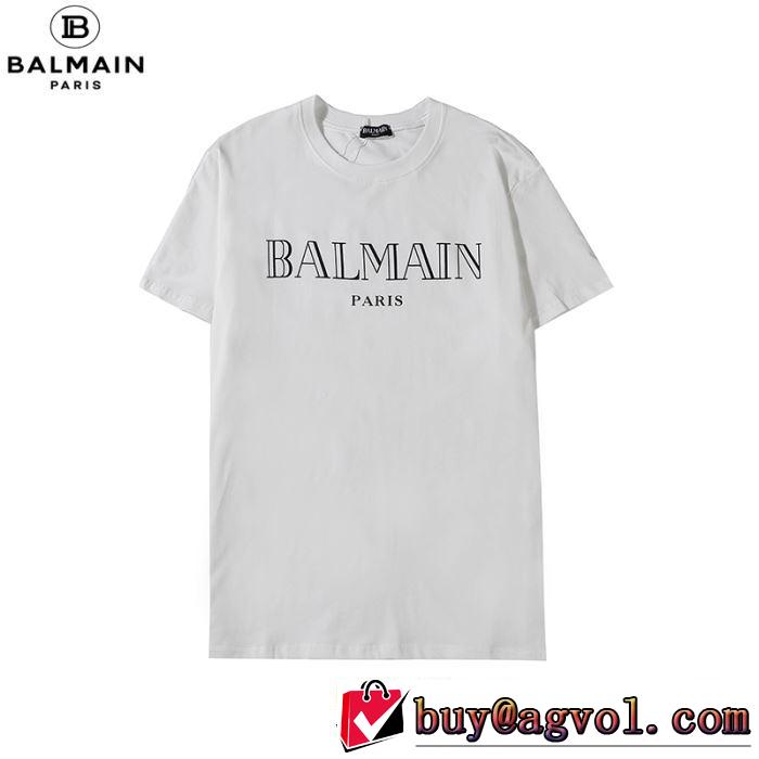 バルマン 2色可選　手頃価格でカブり知らず BALMAIN 半袖Tシャツ 価格も嬉しいアイテム