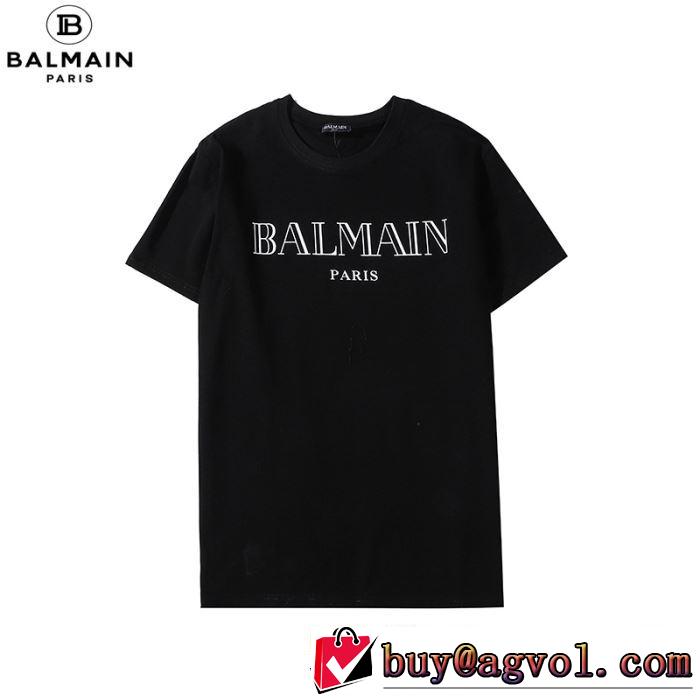 バルマン 2色可選　手頃価格でカブり知らず BALMAIN 半袖Tシャツ 価格も嬉しいアイテム