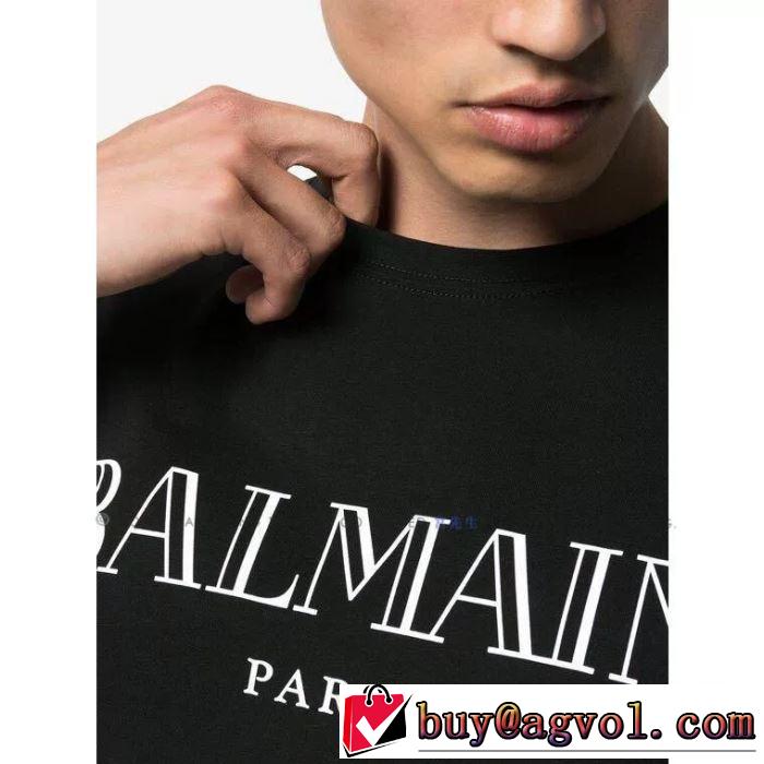 バルマン 2色可選　手頃価格でカブり知らず BALMAIN 半袖Tシャツ 価格も嬉しいアイテム