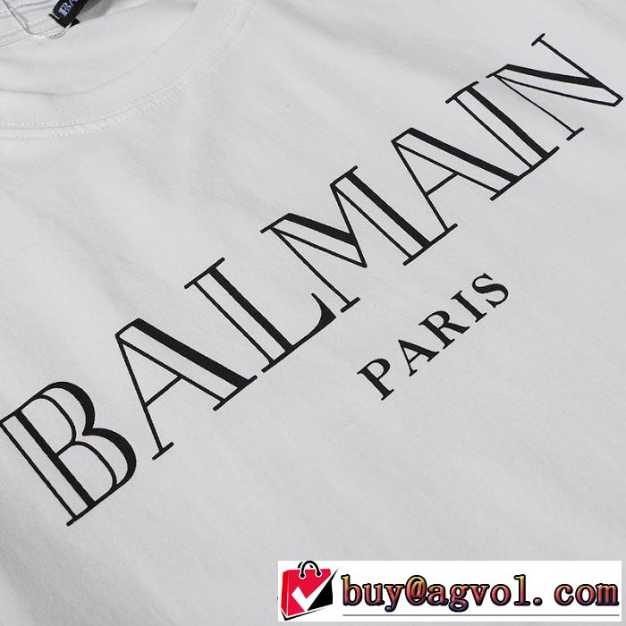 バルマン 2色可選　手頃価格でカブり知らず BALMAIN 半袖Tシャツ 価格も嬉しいアイテム