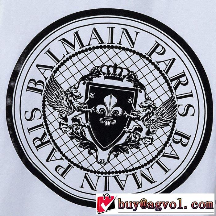 半袖Tシャツ 2色可選 シンプルなファッション バルマン スタイルアップ BALMAIN  2020モデル