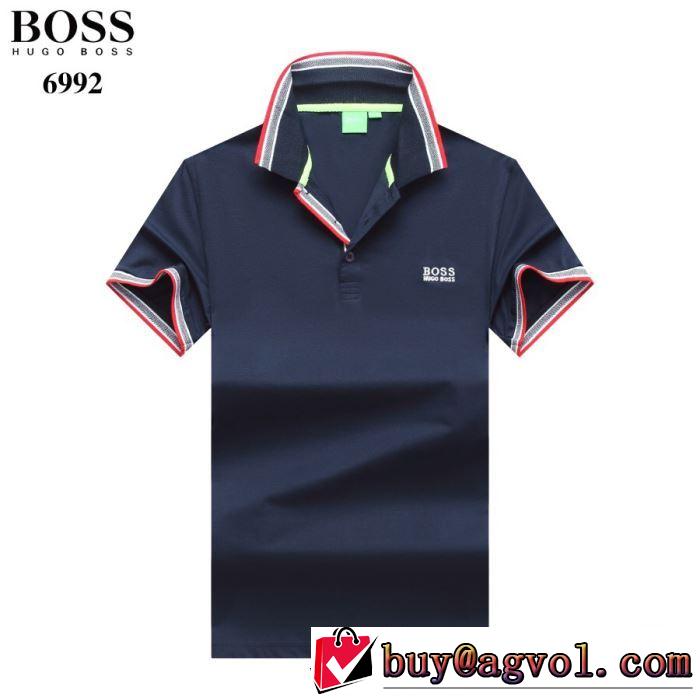 人気ランキング最高　多色可選　ヒューゴボス 着こなしを楽しむ　HUGO BOSS　半袖Tシャツ2020年春夏コレクション