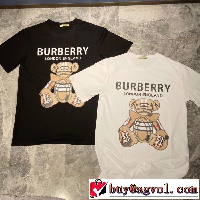 2色可選　お値段もお求めやすい　バーバリー 2020話題の商品　BURBERRY　半袖Tシャツ飽きもこないデザイン