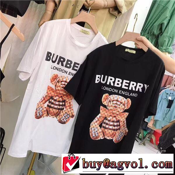 バーバリー 2色可選　今季の主力おすすめ　BURBERRY　半袖Tシャツ差をつけたい人にもおすすめ