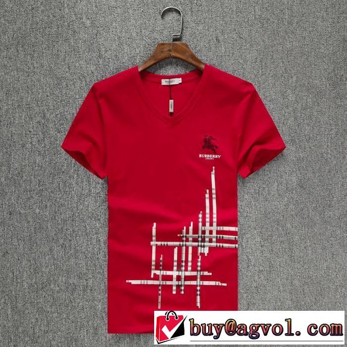 今なお素敵なアイテムだ　3色可選バーバリー BURBERRY　今年の春トレンド半袖Tシャツ大人の新作こそ