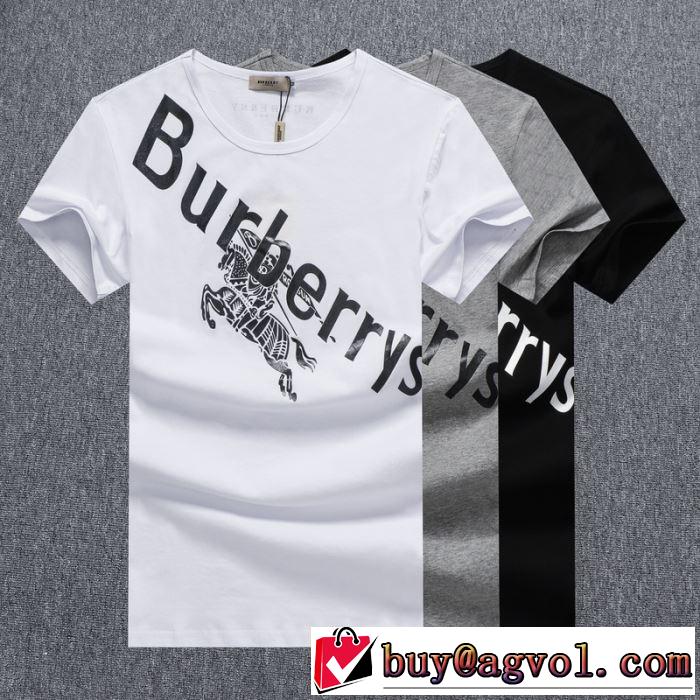 狙える優秀アイテム　3色可選バーバリー おしゃれに大人の必見　BURBERRY　20SS☆送料込　半袖Tシャツ