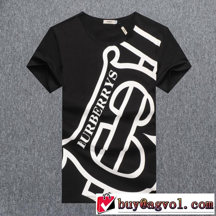BURBERRY　3色可選　最もオススメ　バーバリー 世界共通のアイテム　半袖Tシャツ　海外でも大人気