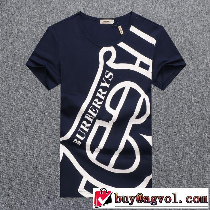 BURBERRY　3色可選　最もオススメ　バーバリー 世界共通のアイテム　半袖Tシャツ　海外でも大人気