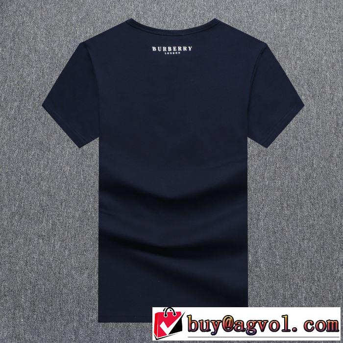 BURBERRY　3色可選　最もオススメ　バーバリー 世界共通のアイテム　半袖Tシャツ　海外でも大人気