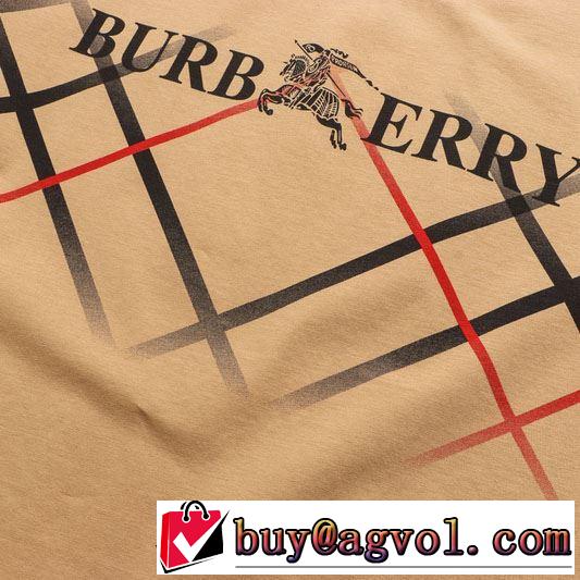 20SSトレンド　3色可選半袖Tシャツ　是非ともオススメしたい　バーバリー BURBERRY万能に使える