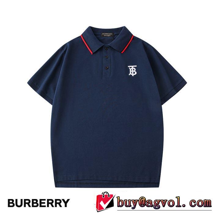 有名ブランドです　2色可選半袖Tシャツ　一目惚れ級に　バーバリー BURBERRY争奪戦必至　