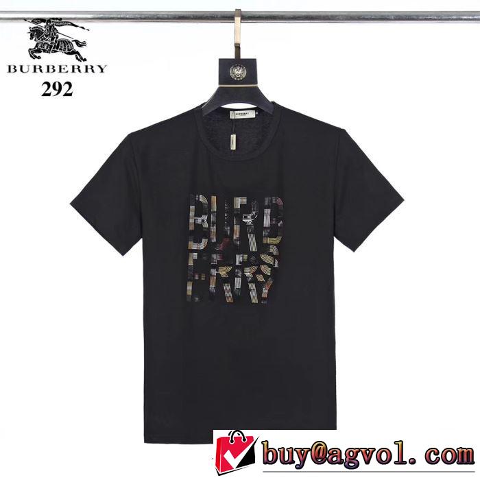 3色可選　最先端のスタイル　バーバリー2020SS人気　 BURBERRY　半袖Tシャツ　2年以上連続１位獲得