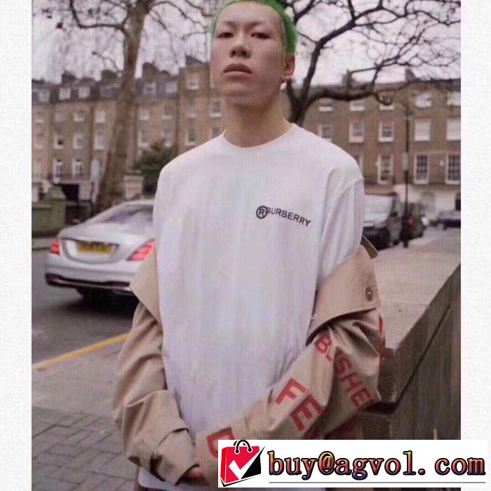 半袖Tシャツ　エレガントな雰囲気　3色可選バーバリー BURBERRY　１点限り！VIPセール