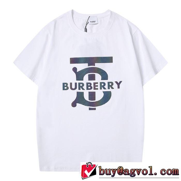 ファッションに合わせ　2色可選　バーバリー 限定アイテム特集　BURBERRY　半袖Tシャツ　お値段もお求めやすい