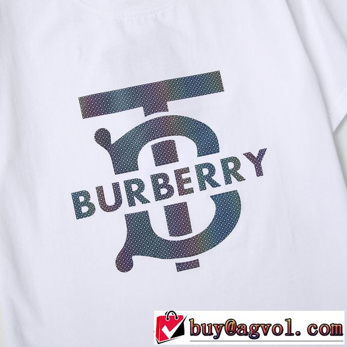 ファッションに合わせ　2色可選　バーバリー 限定アイテム特集　BURBERRY　半袖Tシャツ　お値段もお求めやすい