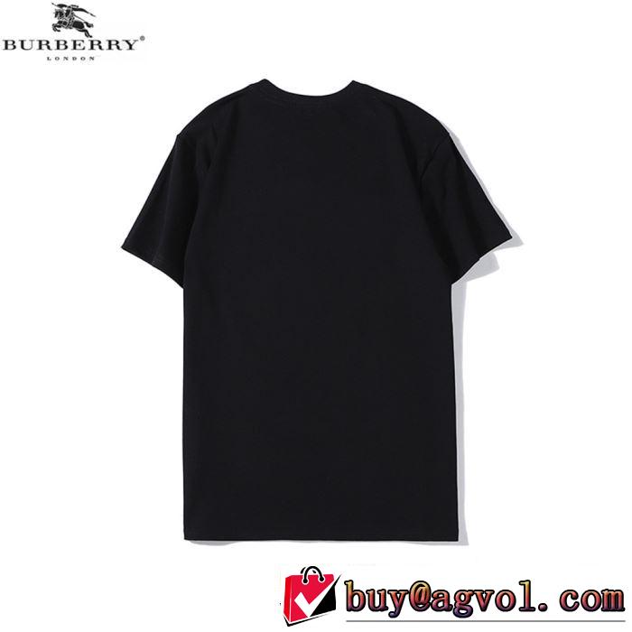 春夏コレクション新品　3色可選　バーバリー BURBERRY　普段見ないデザインばかり　半袖Tシャツ