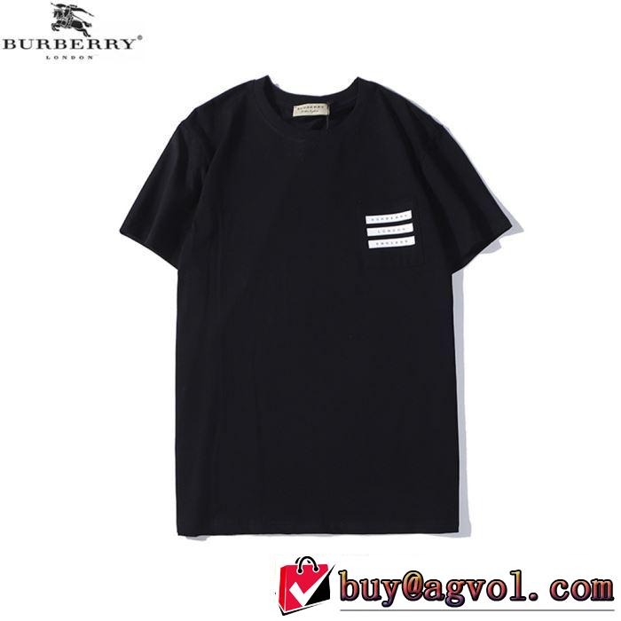 2色可選　バーバリー非常にシンプルなデザインな　 BURBERRY　2020年春限定　半袖Tシャツ海外大人気