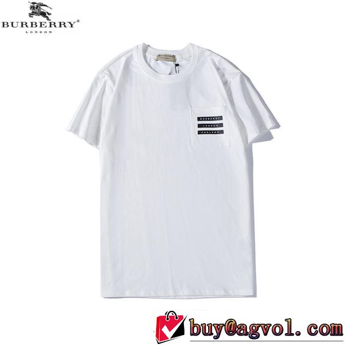 2色可選　バーバリー非常にシンプルなデザインな　 BURBERRY　2020年春限定　半袖Tシャツ海外大人気