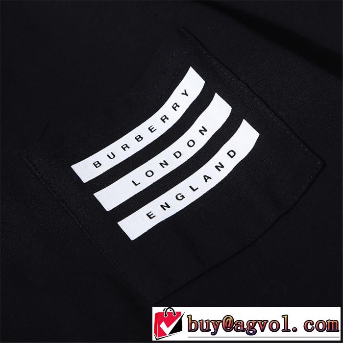 2色可選　バーバリー非常にシンプルなデザインな　 BURBERRY　2020年春限定　半袖Tシャツ海外大人気