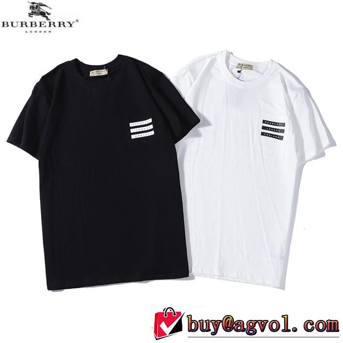 2色可選　バーバリー非常にシンプルなデザインな　 BURBERRY　2020年春限定　半袖Tシャツ海外大人気
