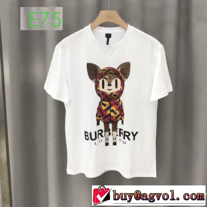 半袖Tシャツ 高級感のある素材 2色可選 バーバリー一番手に入れやすい  BURBERRY 2020年春限定