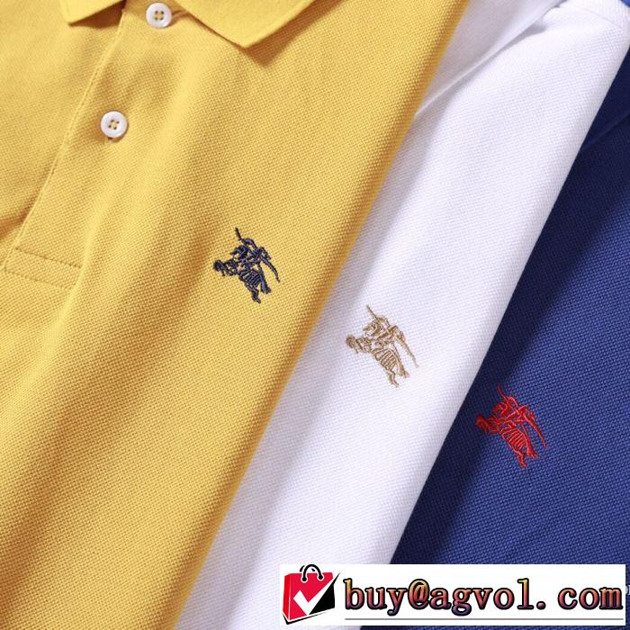 2020年春限定 バーバリー 3色可選 BURBERRY 海外大人気 半袖Tシャツ 今なお素敵なアイテムだ