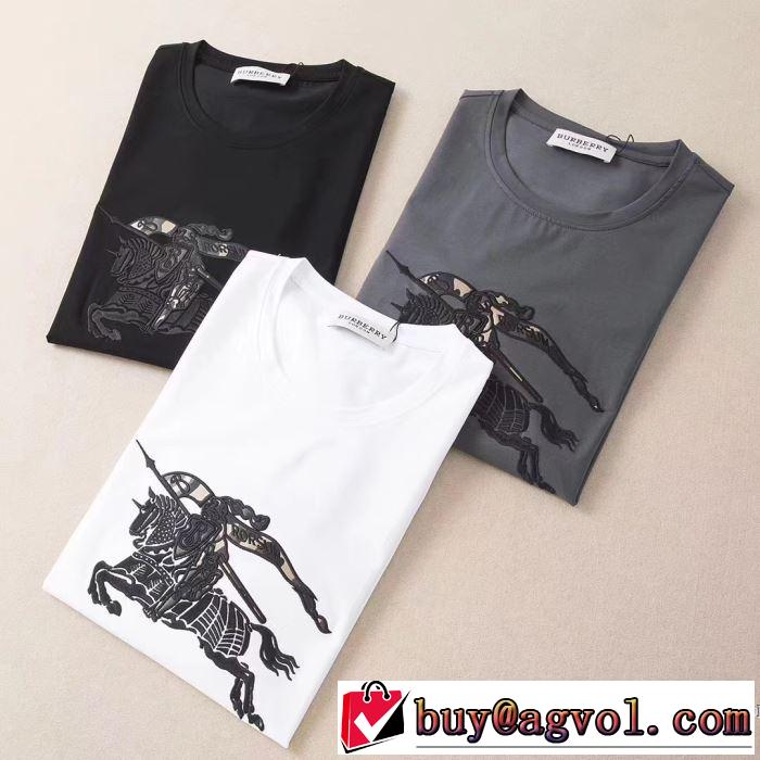 累積売上総額第１位 3色可選 半袖Tシャツ 老舗ブランド バーバリー BURBERRY 20SS☆送料込